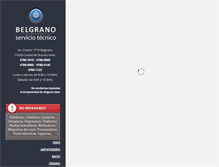 Tablet Screenshot of belgrano-service.com.ar